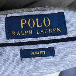 Pre Owned Polo Ralph Lauren Grey Cotton Slim Fit Pants XL