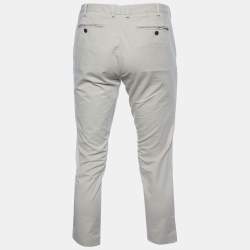مملوكة مسبقًا Polo Ralph Lauren Beige Cotton Elasticized Waist Pants M