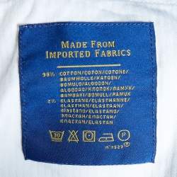 مملوكة مسبقًا Polo Ralph Lauren Beige Cotton Elasticized Waist Pants M