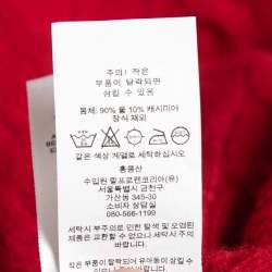 Pre Owned Polo Ralph Lauren Red Wool Cable Knit Sweater XL