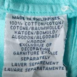 Pre Owned Polo Ralph Lauren Blue Cotton Full Sleeve Shirt L