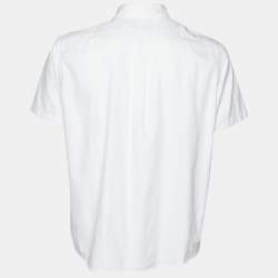 Pre Owned Polo Ralph Lauren White Cotton Button Front Shirt XL