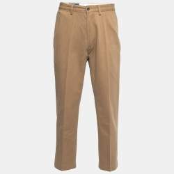 Pre Owned Polo Ralph Lauren Beige Cotton Chino Trousers L