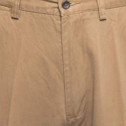 Pre Owned Polo Ralph Lauren Beige Cotton Chino Trousers L