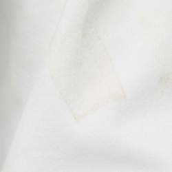 Pre Owned Polo Ralph Lauren White Cotton Knit Full Sleeve T-Shirt L