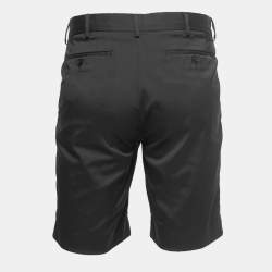 Pre Owned Polo Ralph Lauren Black Synthetic Stretch Classic Fit Shorts M