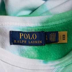 Pre Owned Polo Ralph Lauren Multicolor Tie-Dye Print Cotton Crew Neck Sweatshirt L