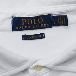 مملوكة مسبقًا Polo Ralph Lauren White Cotton Knit PoloT-Shirt L