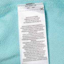 Pre Owned Polo Ralph Lauren Aqua Blue Cotton Long Sleeve T-Shirt L