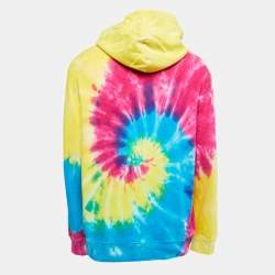 Pre Owned Polo Ralph Lauren Multicolor Tie Dye Cotton Hoodie L