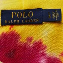 Pre Owned Polo Ralph Lauren Multicolor Tie Dye Cotton Hoodie L