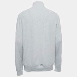 Pre Owned Polo Ralph Lauren Grey Cotton Long Sleeve Jumper XL