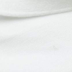 Pre Owned Polo Ralph Lauren White Logo Embroidered Cotton Slim Fit Polo T-Shirt XXL