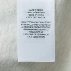 Pre Owned Polo Ralph Lauren White Cotton Custom Fit Polo T-Shirt L