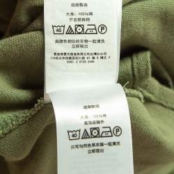 Pre Owned Polo Ralph Lauren Green Featherweight Mesh Button Down Full Sleeve Shirt M