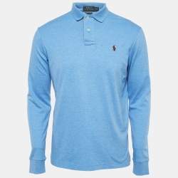 Light blue long sleeve ralph hot sale lauren polo