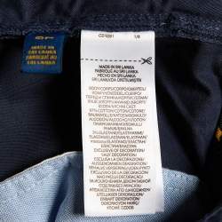 مملوكة مسبقًا Polo Ralph Lauren Navy Blue Cotton Stretch Classic Fit Trousers L