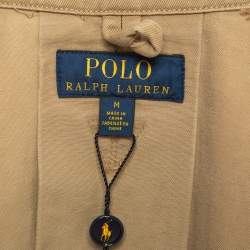 Polo Ralph Lauren Brown Cotton Belted Paratrooper Jacket M