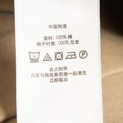 Pre Owned Polo Ralph Lauren Brown Cotton Belted Paratrooper Jacket M