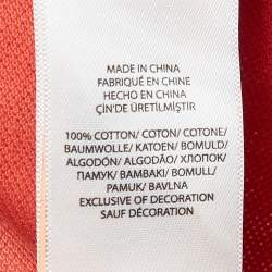 مملوكة مسبقًا Polo Ralph Lauren Multicolor Tie-Dye Ombre Cotton Knit Polo T-Shirt M