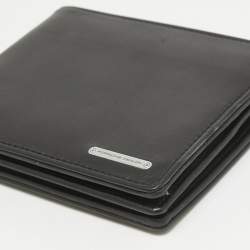 Porsche Design Black Leather Logo Bifold Wallet