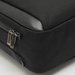 Porsche Design Black Nylon Medium Roadster Briefcase