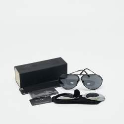 Pre Owned Porsche Design Black P8478 Aviator Sunglasses