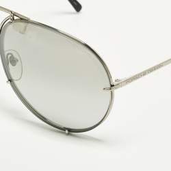 مملوكة مسبقًا Porsche Design Grey/Silver Tone Gradient P 8478 Aviator Sunglasses