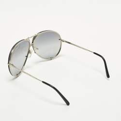 مملوكة مسبقًا Porsche Design Grey/Silver Tone Gradient P 8478 Aviator Sunglasses
