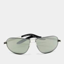 Pre Owned Porsche Design Black P'8148 Fazza Edition 0324/1982 Aviator Sunglasses