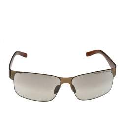 Pre Owned Porsche Design Brown/Gold P8573 Sunglasses