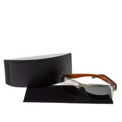 Pre Owned Porsche Design Brown/Gold P8573 Sunglasses