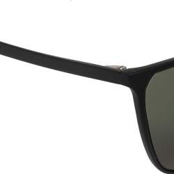 Porsche Design Black Acetate P8612 Square Sunglasses