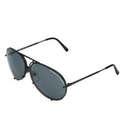 Porsche Design Black/Blue P'8478 Aviator Sunglasses