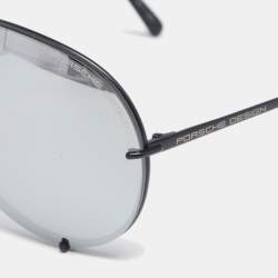 Pre Owned Porsche Design Black Tone/ Grey P´8478 Aviator Sunglasses