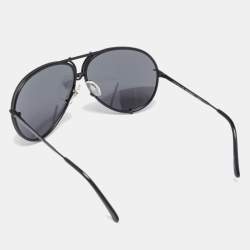 Pre Owned Porsche Design Black Tone/ Grey P´8478 Aviator Sunglasses