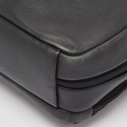 Porsche Design Black Leather Zip Laptop Bag