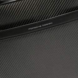 Porsche Design Black Carbon Fabric Small Briefcase