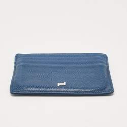 Porsche Design Blue Leather Card Holder