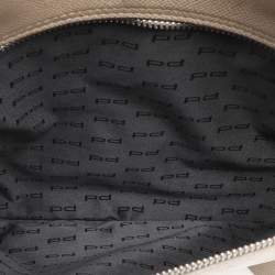 Porsche Design Beige Leather Flap Messenger Bag