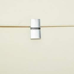 Pre Owned Porsche Design P.2000 French Classic 3.0 Off White Leather Briefcase