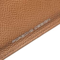 Porsche Design Tan Leather French H8 Classic 3.0 Billfold Wallet 