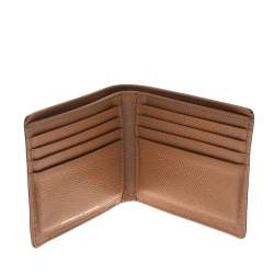 Porsche Design Tan Leather French H8 Classic 3.0 Billfold Wallet 