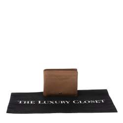 Porsche Design Tan Leather French H8 Classic 3.0 Billfold Wallet 