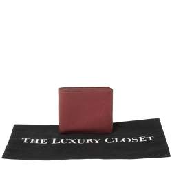 Porsche Design Red Leather Voyager 2.0 Bifold Wallet