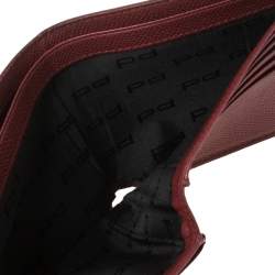 Porsche Design Red Leather Voyager 2.0 Bifold Wallet