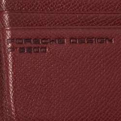 Porsche Design Red Leather Voyager 2.0 Bifold Wallet