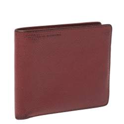Porsche Design Red Leather Voyager 2.0 Bifold Wallet