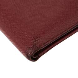 Porsche Design Red Leather Voyager 2.0 Bifold Wallet
