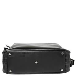 Pre Owned Porsche Design Black Leather Business Briefcase Bag